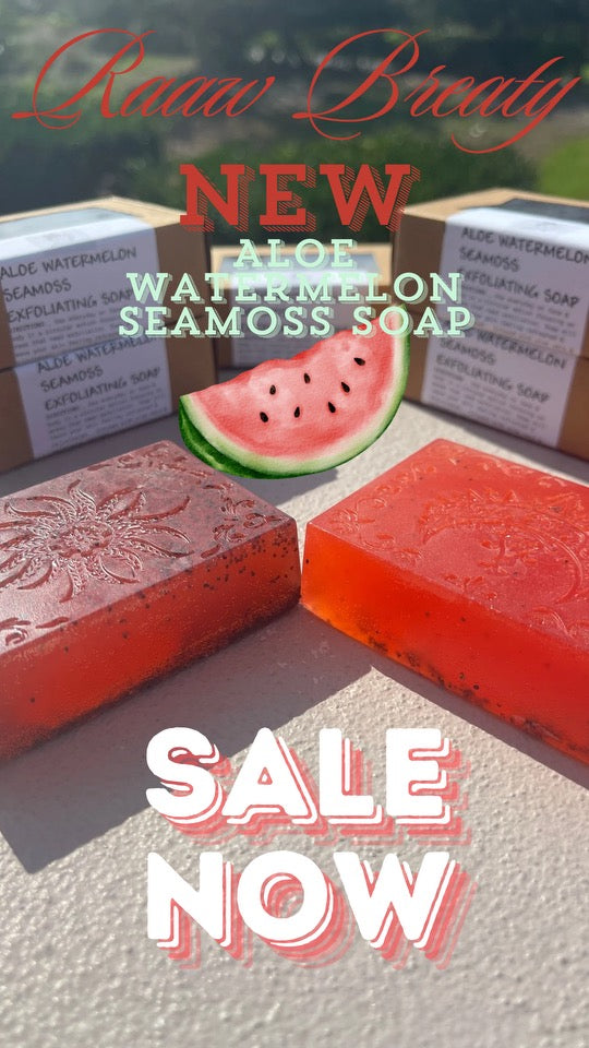 Watermelon Aloe Exfoliating Soap