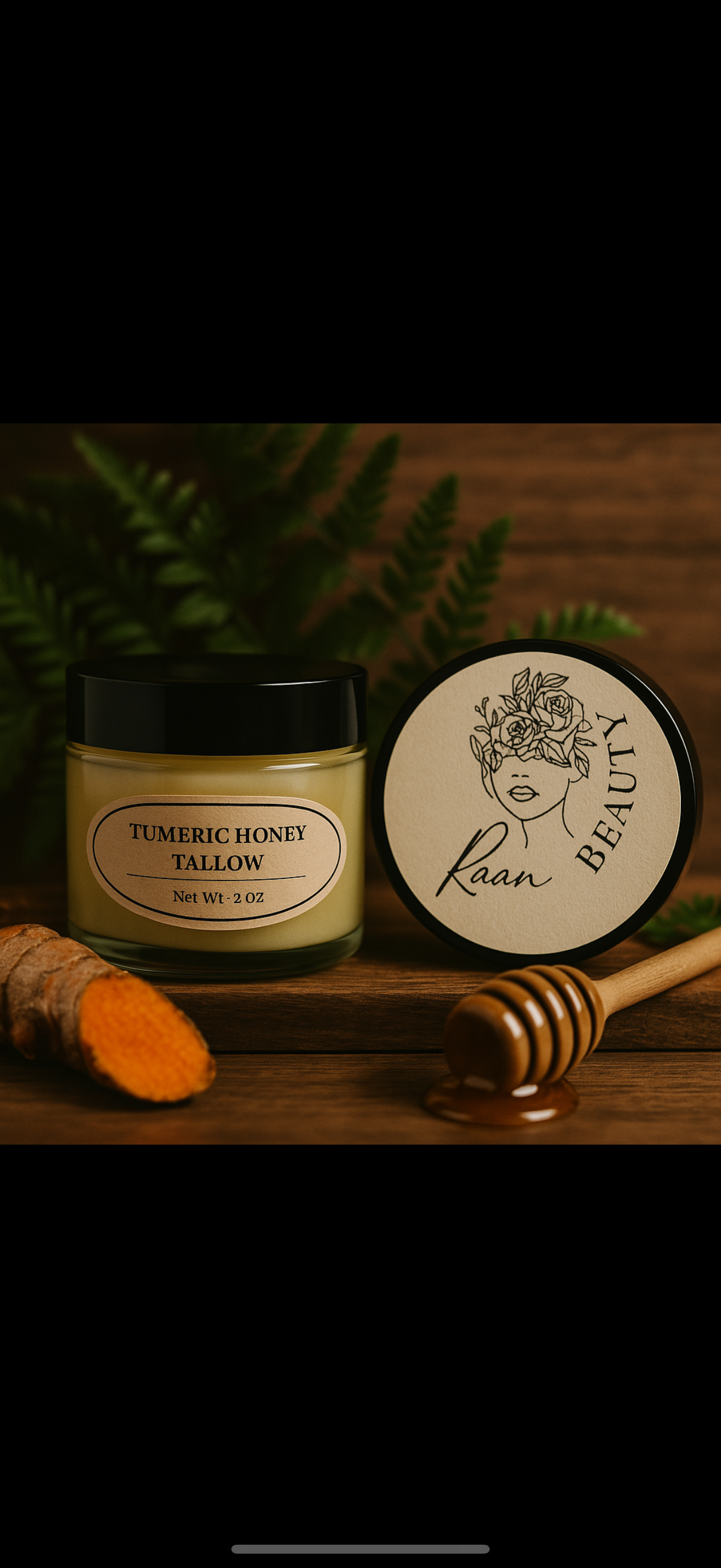 BRIGHTENING TUMERIC HONEY TALLOW BALM