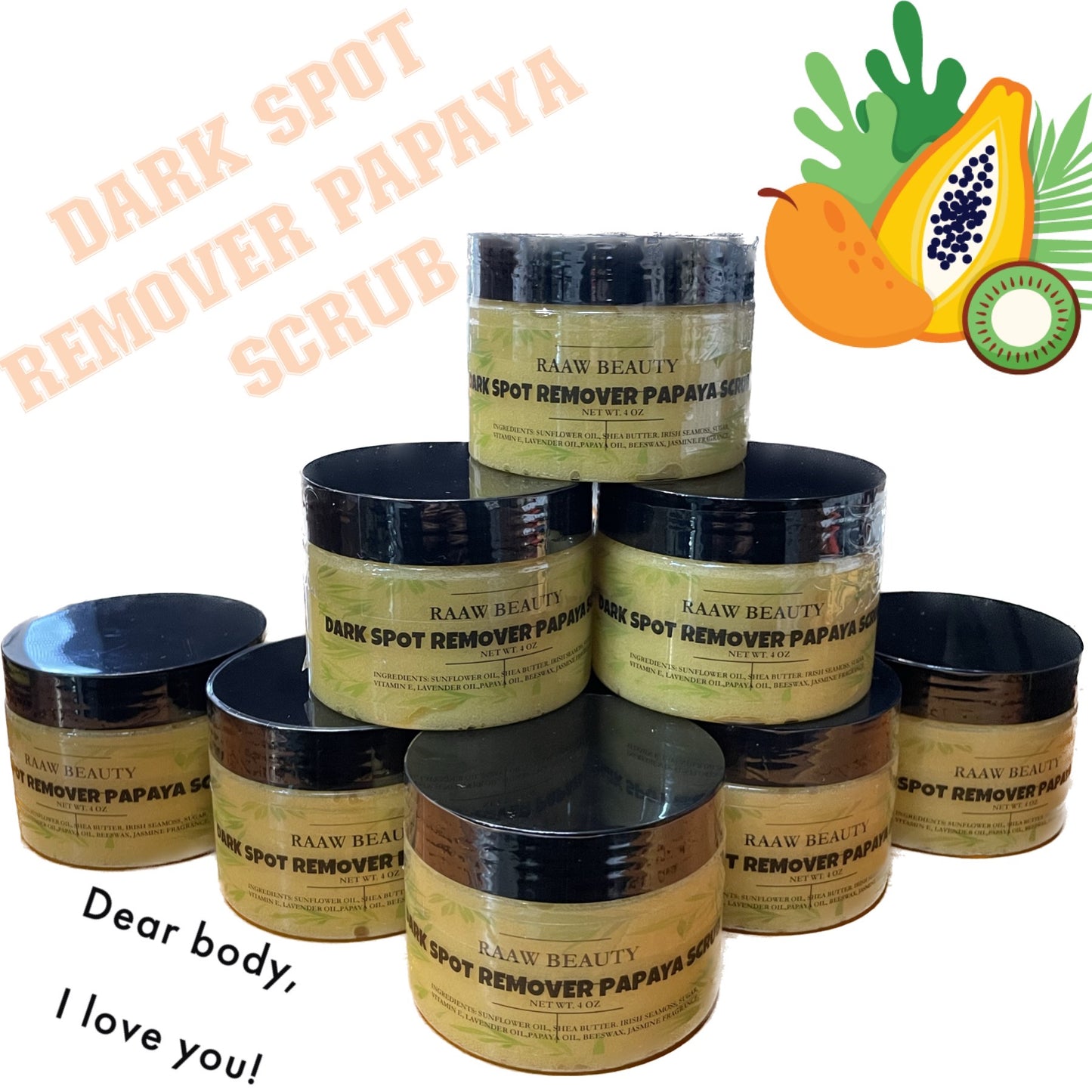 DARK SPOT REMOVER PAPAYA SUGAR BODY SCRUB