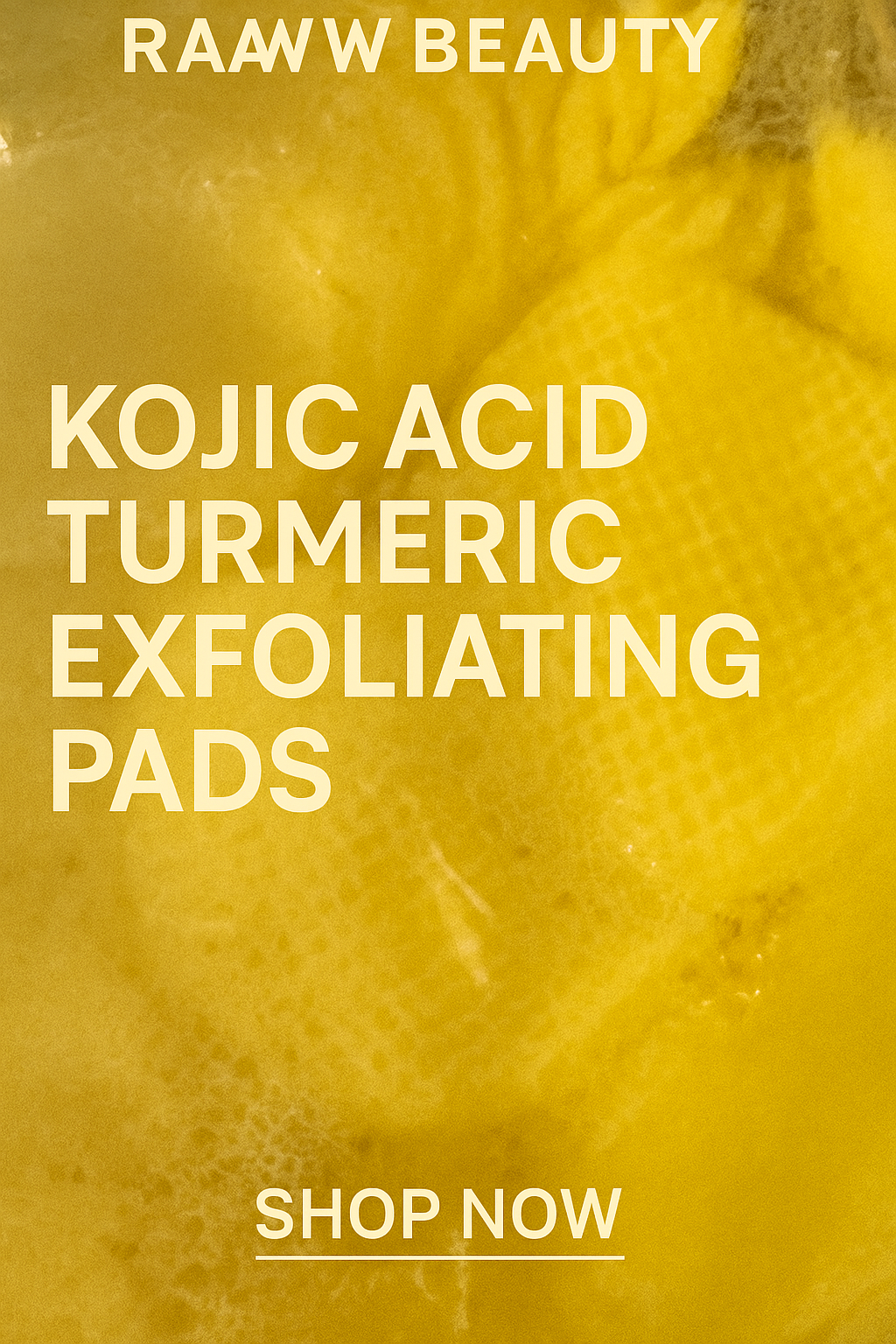 Kojic Acid Tumeric Exfoliating Pads
